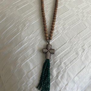 Artisan Wooden Beads Necklace